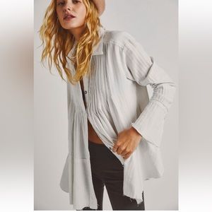 Free People We The Free Brooks Pintuck Top